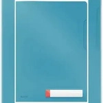 LEITZ Privacy Sichth&uuml;lle Cosy, A4, oben und seitlich ge&ouml;ffnet, blau, mit