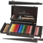 Faber Castell Art & Graphic Collection Holzkoffer 125-teilig