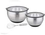 GSW Sch&uuml;sselset 5-tlg (20 + 24 cm Sch&uuml;ssel + 1 Schneebesen) Primo mit...