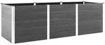 vidaXL Garten-Hochbeet 300x100x91 cm WPC Grau