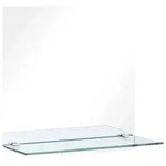 vidaXL Wandspiegel mit Regal 50&times;50 cm Hartglas
