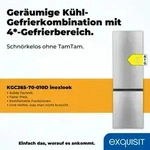 Exquisit Kühl-Gefrierkombination KGC265-70-010D inoxlook | Nutzinhalt: 269 L Exquisit Kühl-Gefrierkombination KGC265-70-010D inoxlook | Nutzinhalt: 269 L
