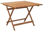 vidaXL Gartentisch Klappbar 90x90x75 cm Massivholz Akazie