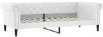 vidaXL Tagesbett Wei&szlig; 90x200 cm Kunstleder