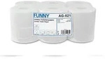 Funny Jumbo Toilettenpapier 12 Rollen, 2-lagig, gepr&auml;gt, Zellstoff, hochwei&szlig;,