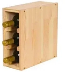 PROREGAL Modulares Weinregal VINCELLAR MOD | HxBxT 30x12x30cm | Schmal Modul...