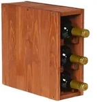 PROREGAL Modulares Weinregal VINCELLAR MOD | HxBxT 30x12x30cm | Schmal Modul...