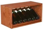 PROREGAL Modulares Weinregal VINCELLAR MOD | HxBxT 30x60x30cm | Schr&auml;g Modul...