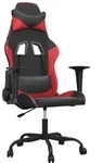 vidaXL Gaming-Stuhl mit Massagefunktion Schwarz und Rot Kunstleder