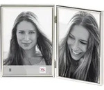 walther + design Chloe Portraitrahmen, silber, 2x 9x13 cm