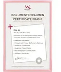 walther + design Lifestyle Kunststoff Bilderrahmen 21x29,7 cm (DIN A4) ROSA