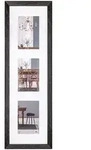 walther + design Fiorito Holz Galerie Bilderrahmen 3x 13x18 cm, DUNKELGRAU