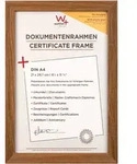 walther + design Fiorito Holz Bilderrahmen Kunstglas, 21x29,7 cm, eiche dunkel