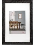 walther + design Fiorito Holz Bilderrahmen 60x80 cm, DUNKELGRAU