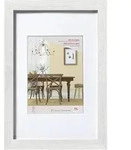 walther + design Fiorito Holz Bilderrahmen Kunstglas, 50x70 cm, weiss
