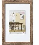 walther + design Fiorito Holz Bilderrahmen Kunstglas, 50x70 cm, nussbaum
