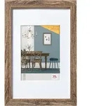 walther + design Fiorito Holz Bilderrahmen Kunstglas, 30x40 cm, nussbaum