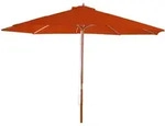 Mendler Sonnenschirm Florida, Gartenschirm Marktschirm, &Oslash; 3,5m Polyester/Holz 7kg ~