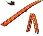 Baumarktplus TRUTZHOLM 1x Auffahrrampe klappbar 228 cm Traglast 340 kg Alu