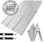 Baumarktplus DREIBREIT by TRUTZHOLM Alu Auffahrrampe 215 cm 2-fach klappbar 1020 kg