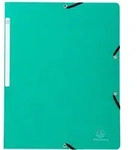 Exacompta Eckspannmappe aus Manila-Karton 400g/qm, f&uuml;r Format DIN A4