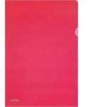 herlitz Aktenh&uuml;lle Pyramide A4 110my PP gl&auml;nzend VE=10 St&uuml;ck rot