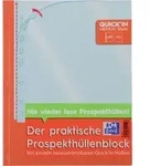Oxford 400143153 Prospekth&uuml;llenblock Economy Quick ́In A4, PP, 0,05mm, glasklar,