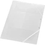 herlitz Gummizugmappe A4 PP farblos transluzent