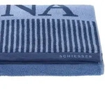 Schiesser Saunatuch Rom - 75 x 200 cm - Hellblau