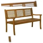 M&ouml;bilia Gartenbank 150 cm | 3-Sitzer | mit Arm- und R&uuml;ckenlehne | Akazie...