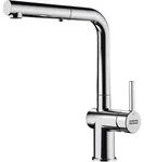Franken Franke Messing Hochdruck Armatur Active L mit Auszugsbrause Chrom