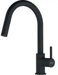 Franken Franke Messing Hochdruck Armatur Wasserhahn Lina J Zugauslauf Black matt
