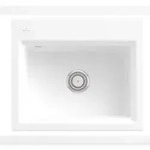 Villeroy & Boch Villeroy&Boch Rechteckiges Sp&uuml;lbecken, Keramiksp&uuml;le Subway Style 60
