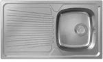 hansgrohe S21 S210-A342 86 Einbausp&uuml;le 342 mit Abtropffl&auml;che und manueller