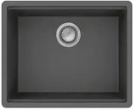 hansgrohe S53 S530-F500 Einbausp&uuml;le 500 mit manueller Ablaufgarnitur, Steingrau