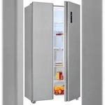 Exquisit Side-by-Side SBS46-040E inoxlook | No Frost | Nutzinhalt: 442 L 