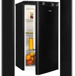 Exquisit Vollraumk&uuml;hlschrank KS85-V-091E schwarz | 75 l Nutzinhalt 
