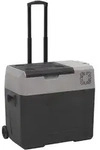 vidaXL K&uuml;hlbox mit Rollen und Griff Schwarz & Grau 50 L Polypropylen