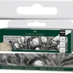Faber Castell Tuschestift Pitt Artist Pen 4er Black&White