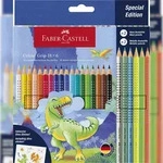 Faber Castell Buntstift Colour Grip 3,3 mm Dino 18+6 Etui
