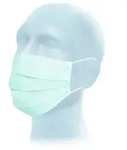 Suavel&reg; Protec OP-Maske mit elastischen Ohrschlaufen, blau, Typ IIR 1000...