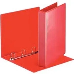 Esselte Ringbuch Pr&auml;sentation, mit Taschen, A4, PP, 4 Ringe, 30 mm, rot