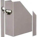 R&ouml;ssler Papier 1318452491 Stehsammler SOHO f&uuml;r A4 taupe mit Griff