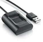 CSL USB-Fingerabdrucksensor, Fingerprint-Scanner, bis 10 IDs, Plug & Play, Windows