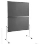 Legamaster ECONOMY Moderationswand klappbar 150x120cm grau
