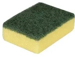 Sito 3 Topfreiniger, Schwamm eckig 2,6 cm x 9 cm x 6,6 cm gelb/gr&uuml;n , kratzend