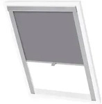 vidaXL Verdunkelungsrollo Grau SK06
