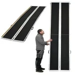 Baumarktplus TRUTZHOLM Rollstuhlrampe 305 cm Traglast 272 kg Alu 2-fach klappbar