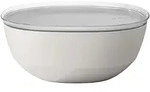 Mepal SILUETA Servierschale mit Deckel 5000 ml Nordic White