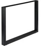 Relaxdays Tischkufen 2er Set, BxH: 100x72 cm, Metall Tischbeine Schreibtisch,